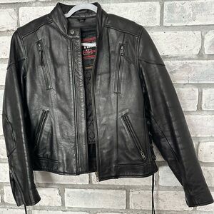 Woman’s Black Leather Jacket